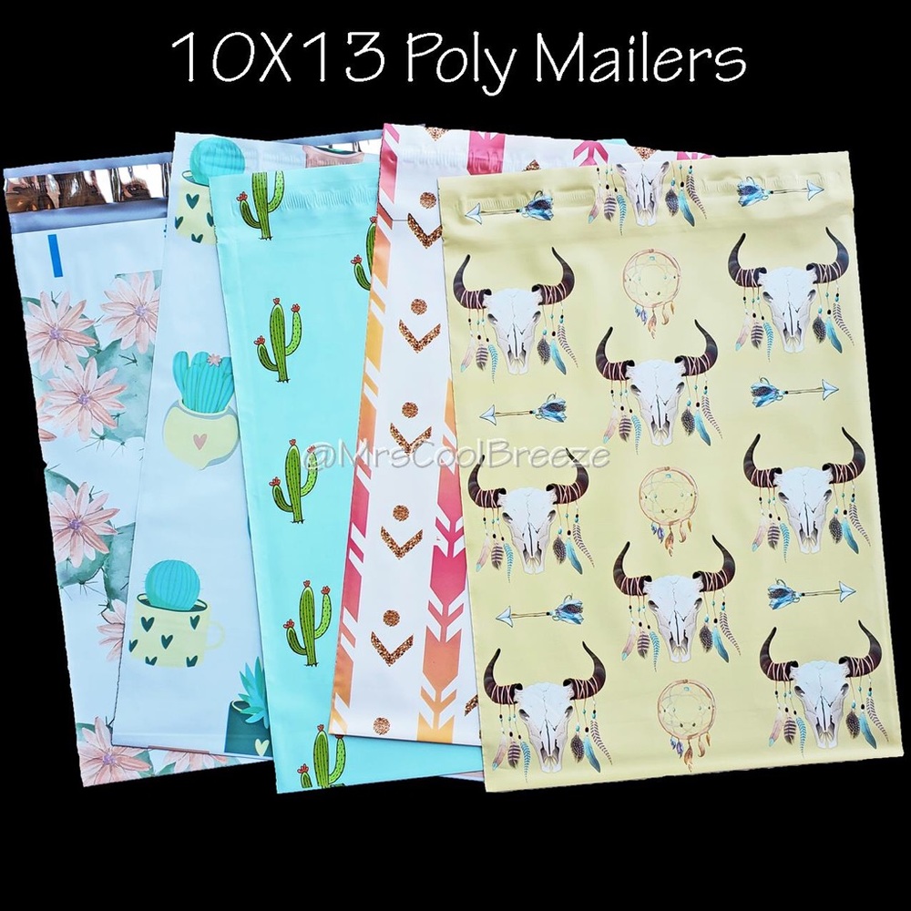 50 - 10X13 Southwestern Mix of Poly Mailers